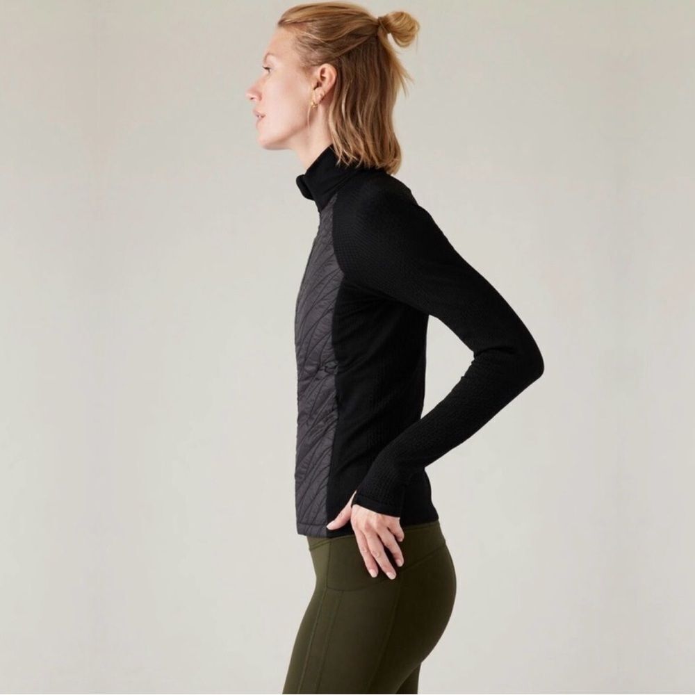 Athleta FLURRY FORCE INSULATED PRIMALOFT® JACKET 2.0 NEW with tags XXS Black - Picture 2 of 16